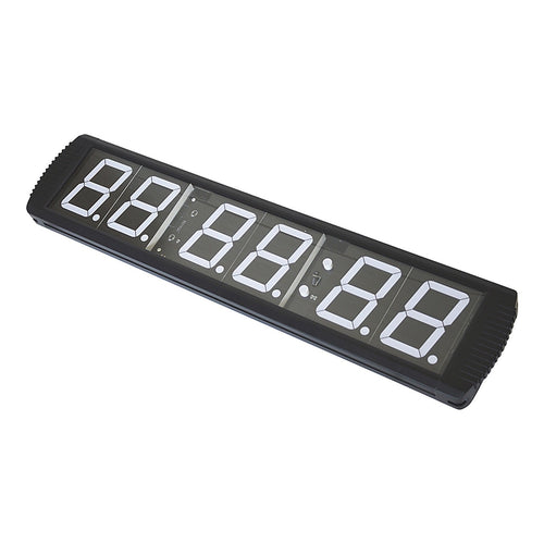 Gym Timer Clock with 6-Digit LED Display and Interval Modes