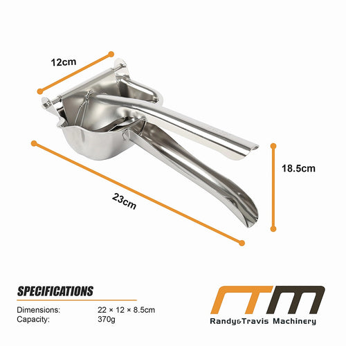 Stainless Steel Lemon Squeezer Manual Citrus Juicer Heavy Duty Hand Press for Lemons, Limes & Oranges