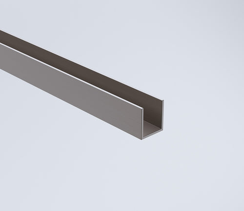 110x110cm Gunmetal Corner Frameless Shower Screen with Wall & Floor Channel Brackets, Stainless Steel Hinges & Round Knob Handle