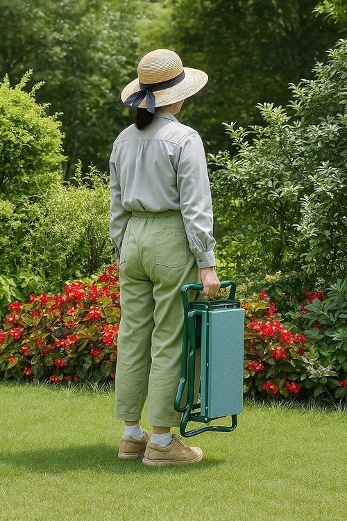 Garden Seat Folding Kneeler Bench Kneeling Soft Eva Pad