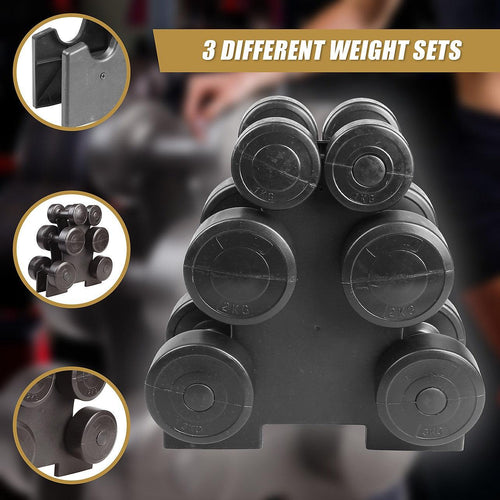 12kg Dumbbell Weights Set 