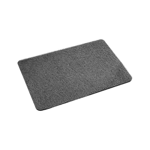 Non Slip Shower Mat 2 Pack Fast Draining PVC Bathroom Mats Beige & Grey
