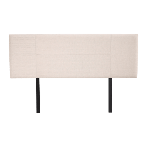 Queen Beige Linen Fabric Bed Headboard Bedhead