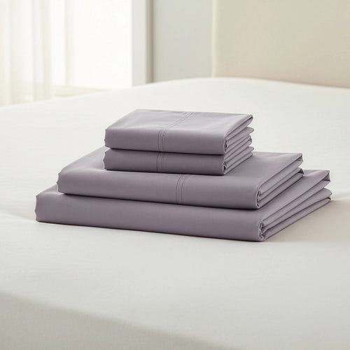 King Bed Sheet Set – 1800 Series Microfiber, Deep Pocket, Soft & Breathable, Grey