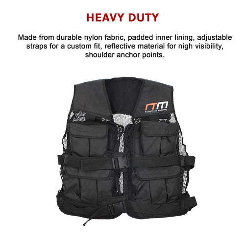 20LBS Weighted Weight Gym Exercise Training Sport Vest