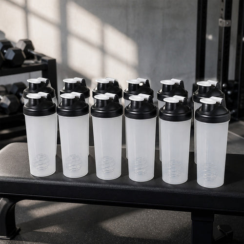 Protein Shaker Bottles – 10-Pack 700ml Mixer Cups