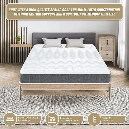 Queen Memory Foam Mattress - OEKO-TEX® & CertiPUR-US® Certified