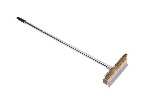 Stainless Steel Pizza Oven Brush Scraper 120cm Ash Broom