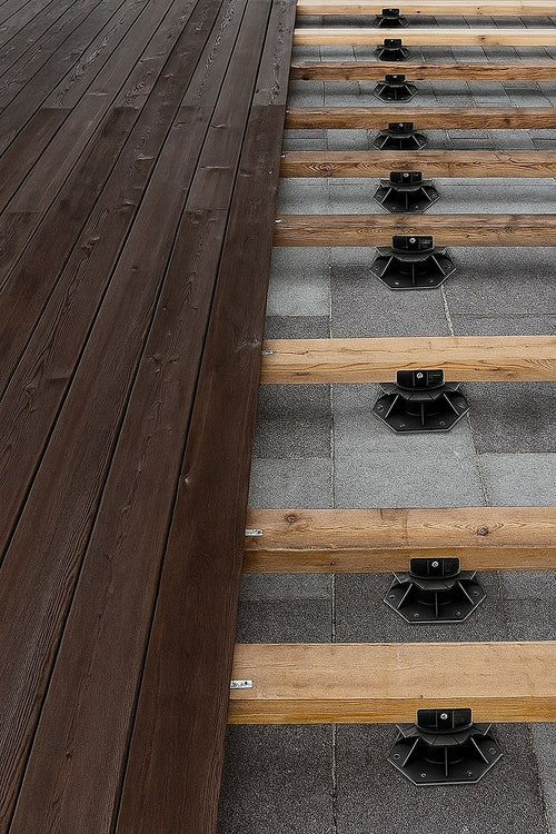 12 Pack Adjustable Deck Support Pedestals – Deck Foundation Bases