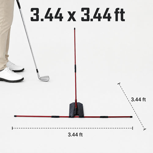 Golf Swing Trainer Portable Multi Functional Alignment Training Aid