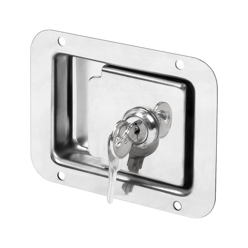 4 x Toolbox Lock Steel Paddle Handles – Trailer Door Latch Set for Ute & Cabinets