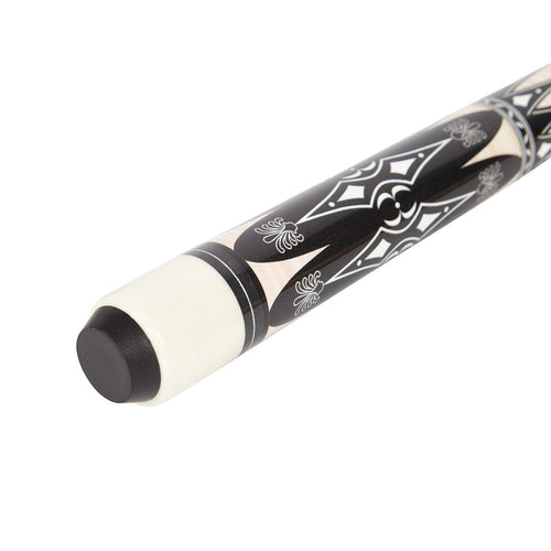 57in 2-Piece Wood Pool Cue Stick 19oz with Carry Bag