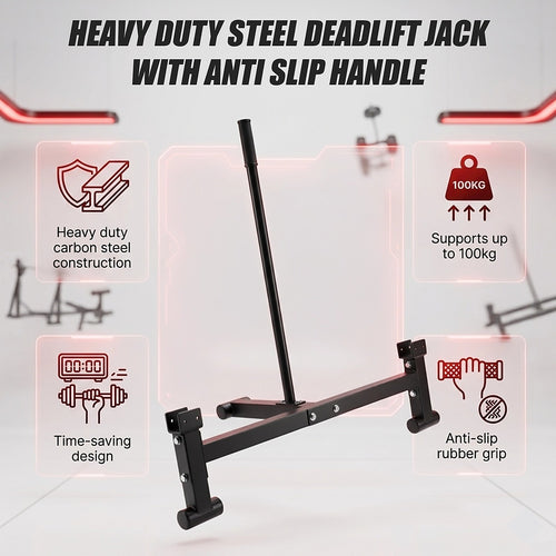 Heavy Duty Steel Deadlift Jack Plate Changer with Anti-Slip Handle