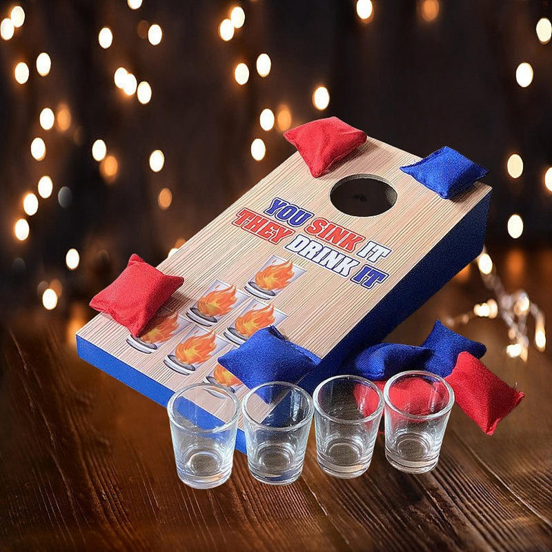 Cornhole Toss Portable Entertainment for Buck Hens Parties Games & Hobbies > Games