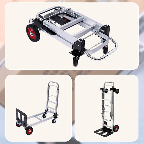 Aluminium Folding Hand Truck Trolley – Heavy Duty 180kg Dolly Cart