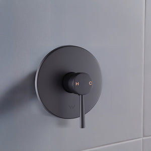 Bathroom Shower Bath Mixer Tap WATERMARK Approved - Electroplated Matte Black