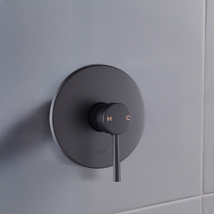 Bathroom Shower Bath Mixer Tap WATERMARK Approved - Electroplated Matte Black
