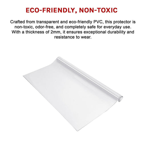 PVC Tablecloth Clear Plastic Cover Protector Mat 