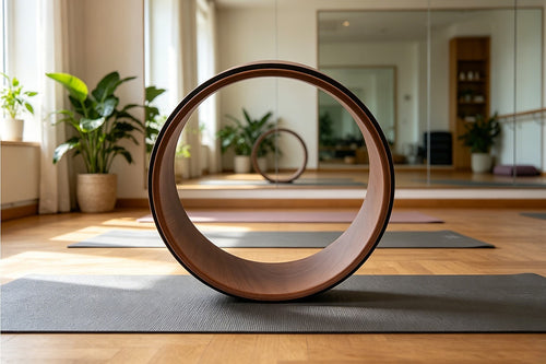 Cork Yoga Wheel 33cm Backbend Stretching Yoga Prop