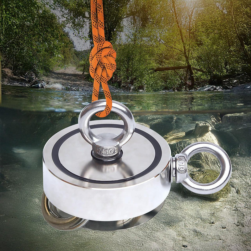 700Kg Salvage Strong Recovery Magnet Neodymium Hook Treasure Hunting ...