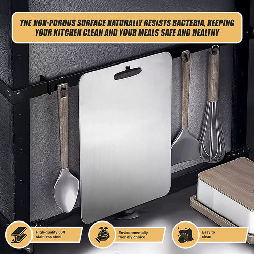 3 x 304SS Cutting Chopping Board Stainless Steel