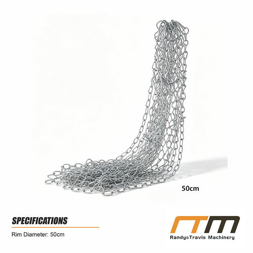 Official Size Basketball Ring 50cm Steel Rim Chain Net Hoop