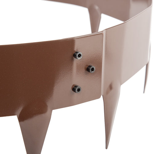 600mm Steel Garden Tree Ring with Spikes – Durable Root Barrier & Edging Guard