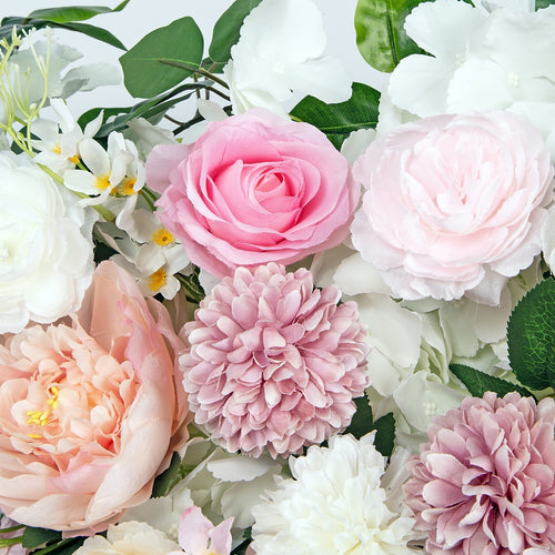 1M Artificial Rose Flower Wall Panel – Silk Wedding Party Runner Backdrop Decor