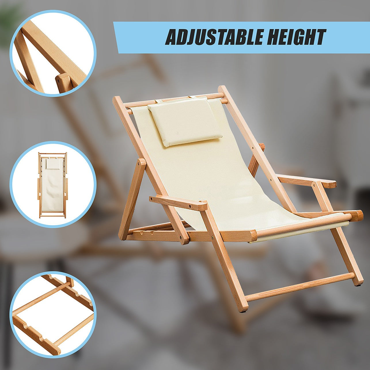 Adjustable sling chair best sale