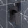 Single Square Shower Bath Mixer Tap Bathroom WATERMARK Approved - Black