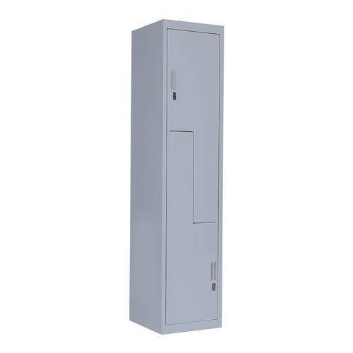 Multipurpose Locker – Grey Dual L-Shaped Door with Padlock-operated