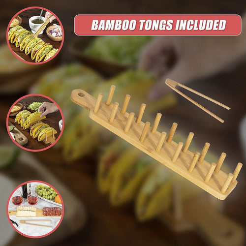 Taco Tray Holder Food Charcuterie Kitchen Gift  