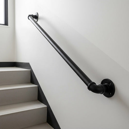 1m Handrail Stair Rail Grab Balustrade Staircase Banister with Installation Kit