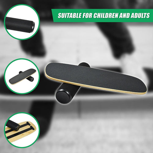 Balance Board Trainer with Stopper Wobble Roller