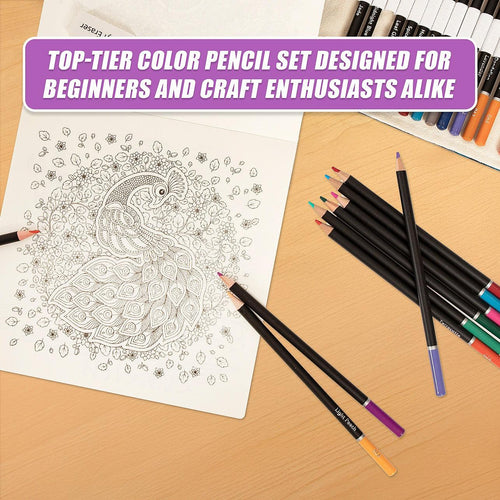 Coloured Pencils Colouring Artist Sketching Drawing for Kids Adults 