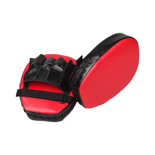 2 x Thai Boxing Punch Focus Gloves Kit Training Red & Black
