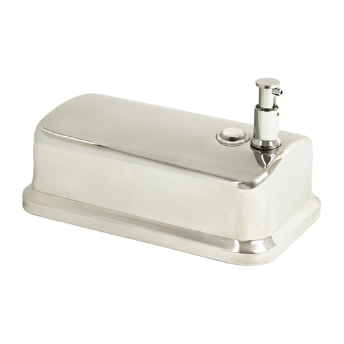 Stainless Steel Soap Dispenser - 1000ml Wall-Mounted Manual Pump