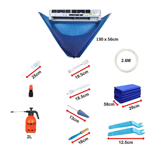 Waterproof AC Cleaning Cover Bag Kit – Leakproof Air Conditioner Wash Bag for Wall-Mounted Units