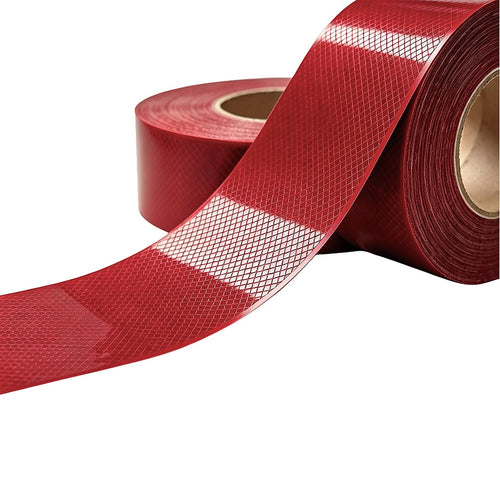 ECE104 Red Reflective Tape 50mm x 45m Truck Trailer Safety