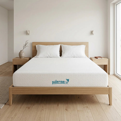 Queen 25cm Gel Memory Foam Mattress – Dual-Layer Support with Cooling CertiPUR-US® Foam for Restful Sleep