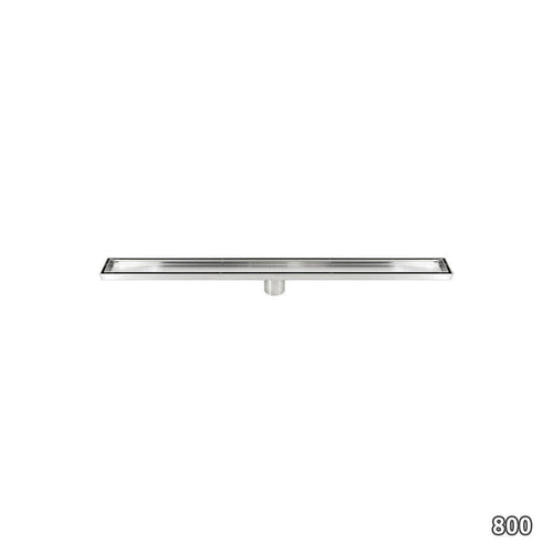 80cm Tile Insert Stainless Steel Grate Drain w/Centre outlet Floor Waste 