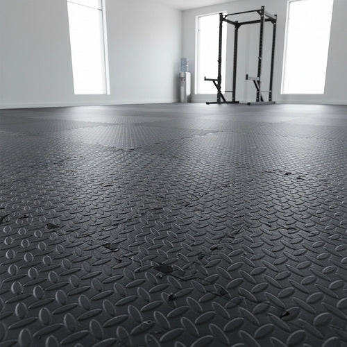 12-Tile EVA Rubber Foam Gym Mat Set 60x60cm – 2.5cm Thick Interlocking Fitness Flooring