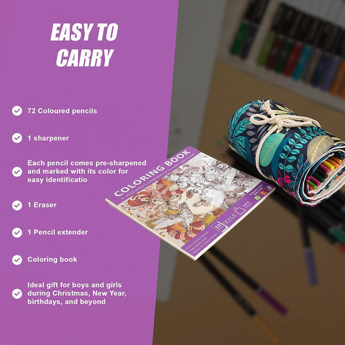 Coloured Pencils Colouring Artist Sketching Drawing for Kids Adults 