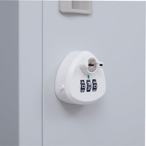 12-Door Steel Locker – Grey, 3-Digit Combination Lock