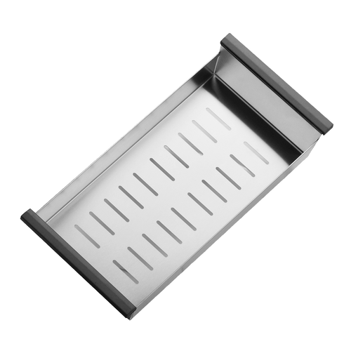 BRIENZ 32-inch Nano Workstation Ledge Undermount 16 Gauge Stainless Steel Kitchen Sink Single Bowl in Stainless Steel