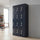12-Door Locker – Black 3-Digit Combination Lock | Secure Storage for Office, Gym, School