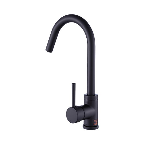 Kitchen Mixer Tap Faucet for Basin Laundry Sink in Black