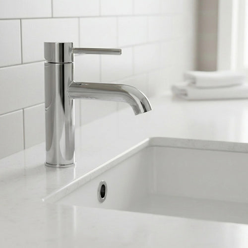 Basin Mixer Tap Faucet – Chrome Finish for Kitchen, Laundry and Bathroom Sink Installation