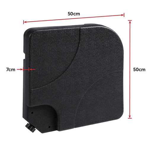  Outdoor Patio 4-Piece Cantilever Offset 3M Umbrella Base Stand Weight Water Sand