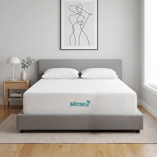 Queen 30cm Green Tea Memory Foam Mattress with Cooling Comfort & CertiPUR-US® Foam